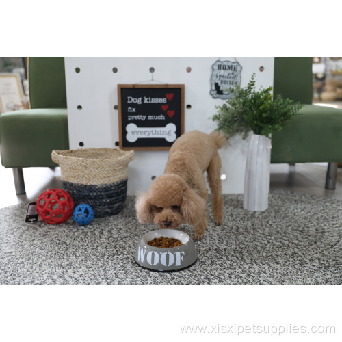 pet dog bowl cute cartoon pet eating bowl